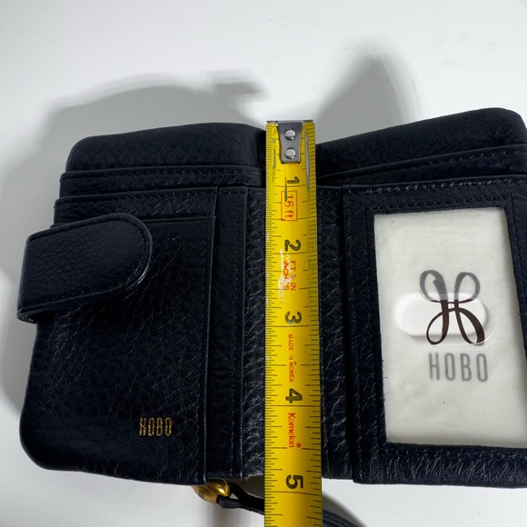 HOBO Black Textured Leather Wallet New Without Tags - Picture 11 of 11